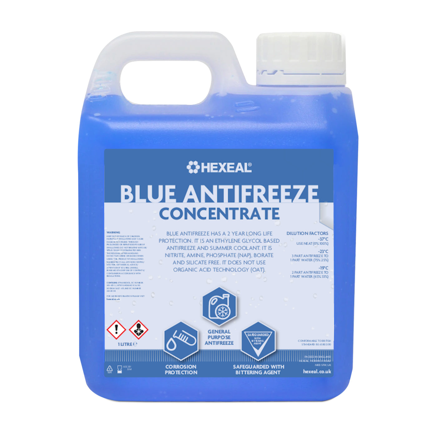 Blue Antifreeze & Coolant – Hexeal