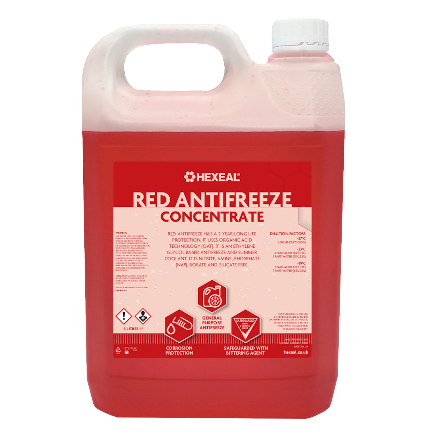 Red Antifreeze & Coolant Hexeal