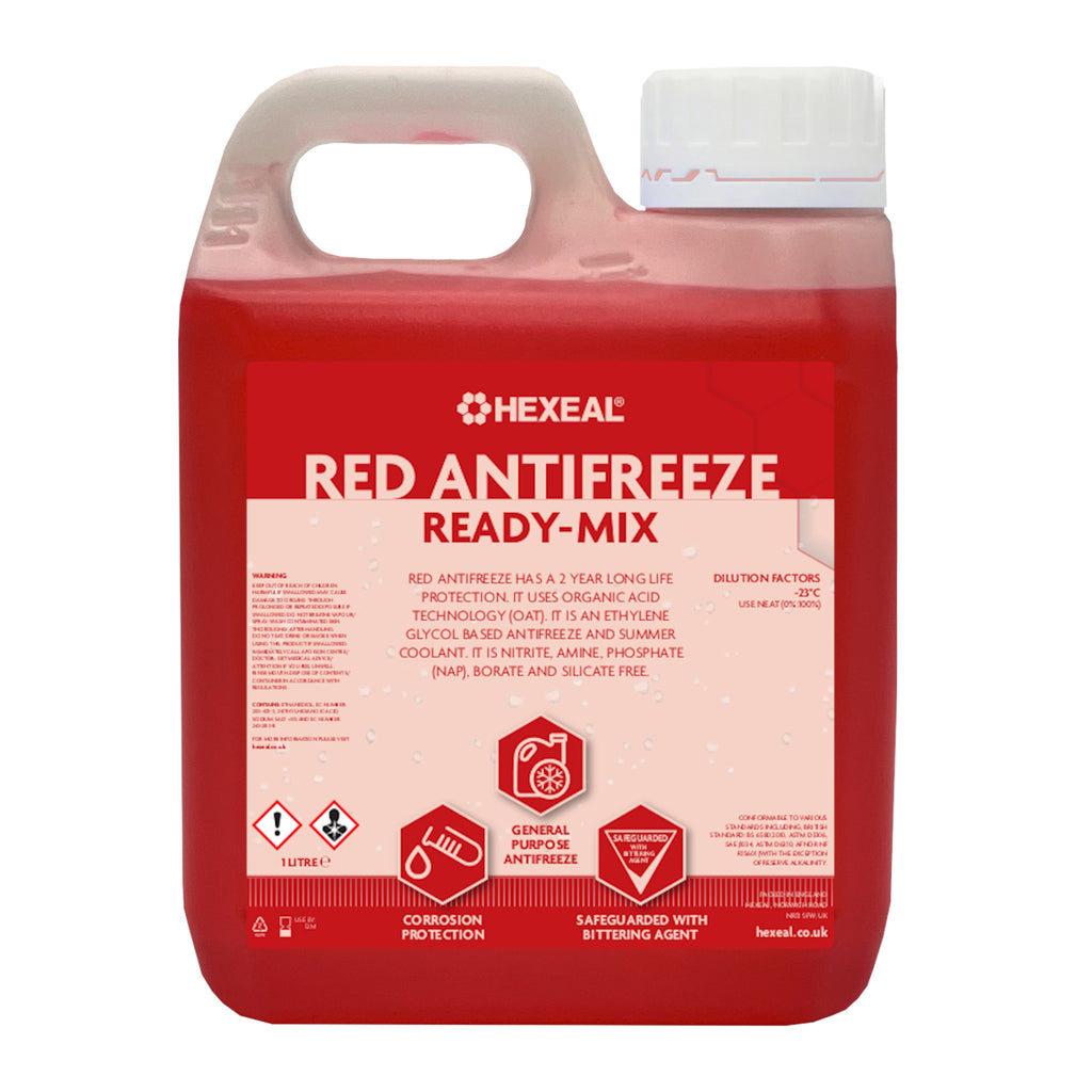 Red Antifreeze & Coolant – Hexeal